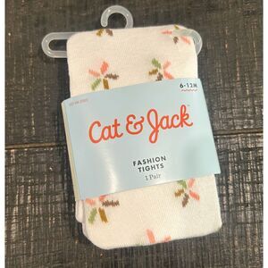 Cat & Jack Palm Tree Print Fashion Tights